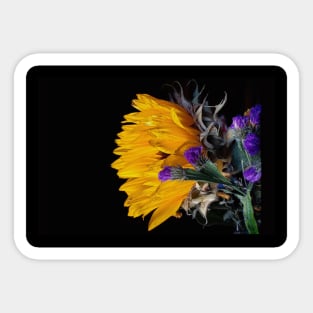 Golden Sunflower Sticker